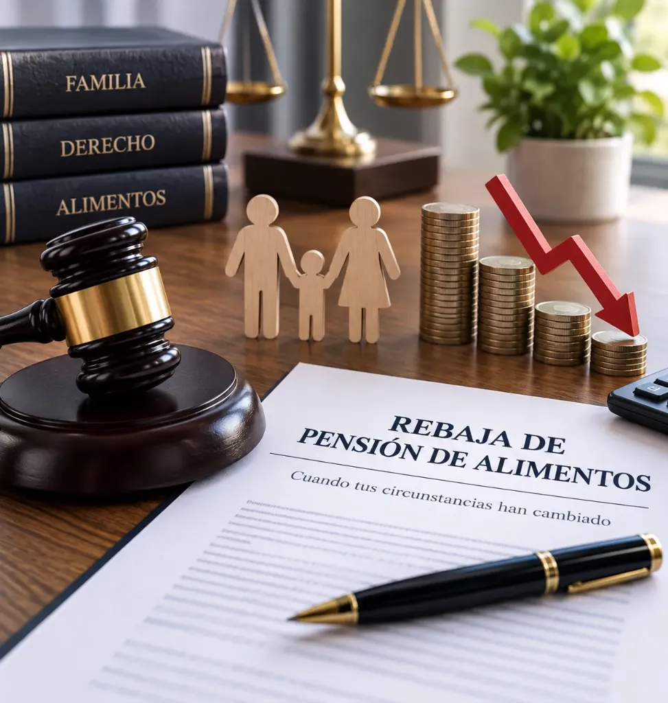 Demanda de Rebaja de Pensión de Alimentos