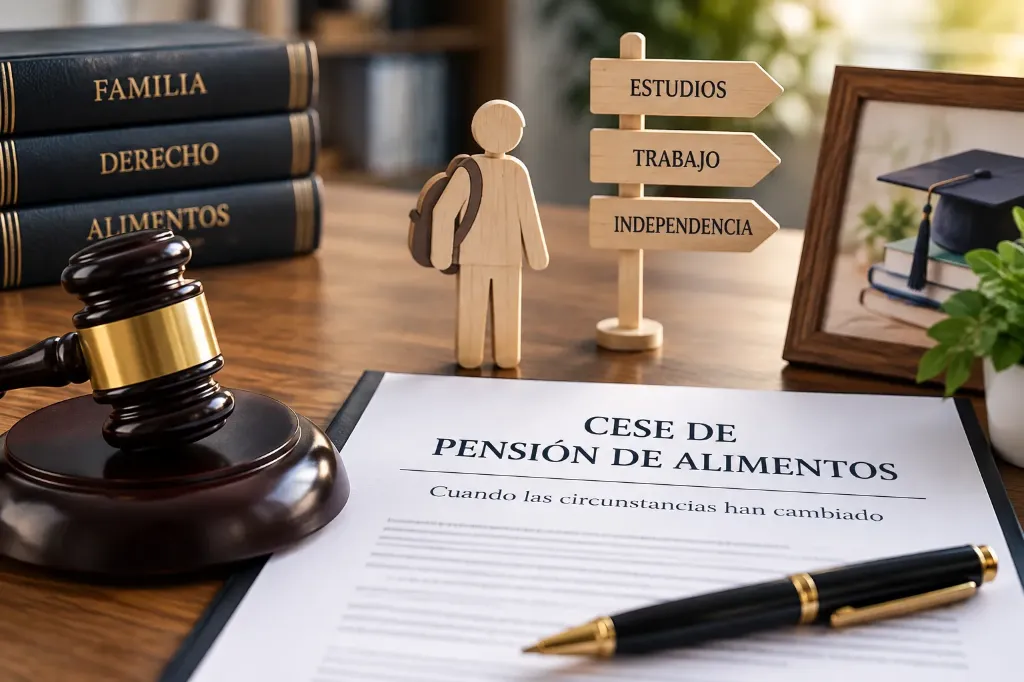 Demanda de Cese de Pensión de Alimentos